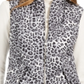 Charter Club Women's Printed Zip Front Vest White Size Petite Small