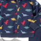 Kids Headquarters Baby Boy's 3 Pc Dinosaur Fleece Hoodie Jogger Pants & Long Sleeve T-Shirt Set Navy Size 3-6MOS