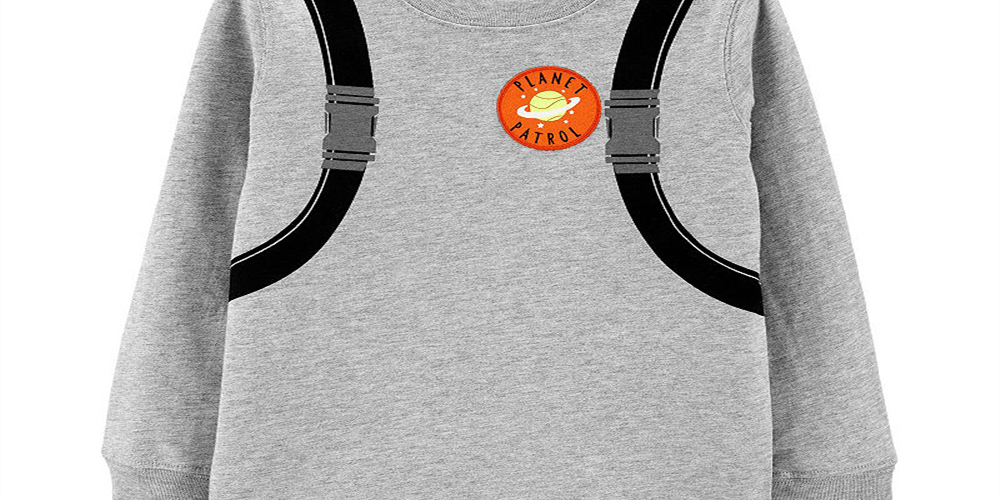 Carter's Toddler Boy's Jet Pack Print Cotton T-Shirt Gray Size 5T