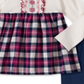 Kids Headquarters Toddler Girl's 2 Pc Plaid Flannel Tunic & Leggings Set White Size 4T