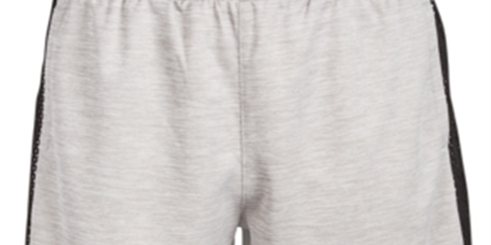 Ideology Big Boy's Mesh Inset Shorts Gray Size Medium