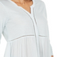 Style & Co Women's V Neck Mixed Woven Top Mint Size Large