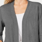 Karen Scott Women's Cotton Cozy Cardigan Gray Size Small