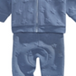 First Impressions Baby Boy's 2 Pc Star Hoodie & Jogger Pants Set Blue Size 3-6MOS