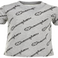 Champion Little Boy's Allover Open Script T-Shirt Gray Size 5