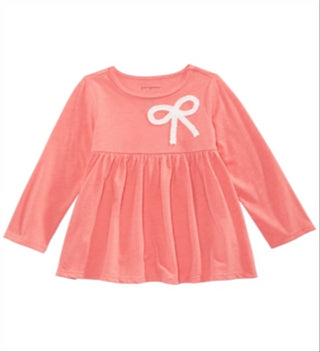 First Impressions Baby Girl's Bow Tunic Orange Size 3-6MOS