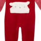 First Impressions Baby Boy's 2 Pc Hat & Footed Striped Coverall Set Red Size 3-6MOS