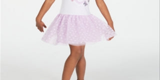 Epic Threads Little Girl's Butterfly Mesh Dress White Size 5