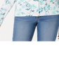 Charter Club Women's Floral Print Cardigan Platnium Floral Size Large