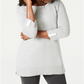 Karen Scott Women's Cotton Sweater Gray Size Medium