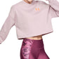 Under Armour Women's Rival Fitness Running Sweatshirt Orchid Size Small