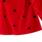 First Impressions Toddler Girls Dot-Print Velour Top  Red Size 4T REG
