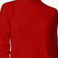 Karen Scott Women's Solid Long Sleeve Crew Neck Top Red Size Petite X-Large