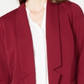 Alfani Women's Notch Collar Blazer Red Size Petite Medium