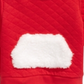 First Impressions Baby Boy's Faux Fur Trim Quilted Hoodie Red Size 12MOS
