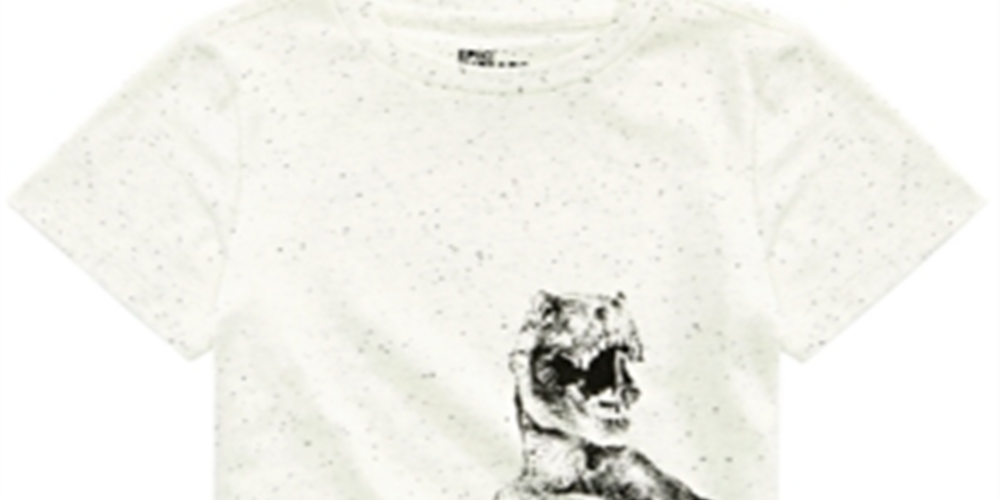 Epic Threads Little Boy's Big Dino T-Shirt Stone Size 6