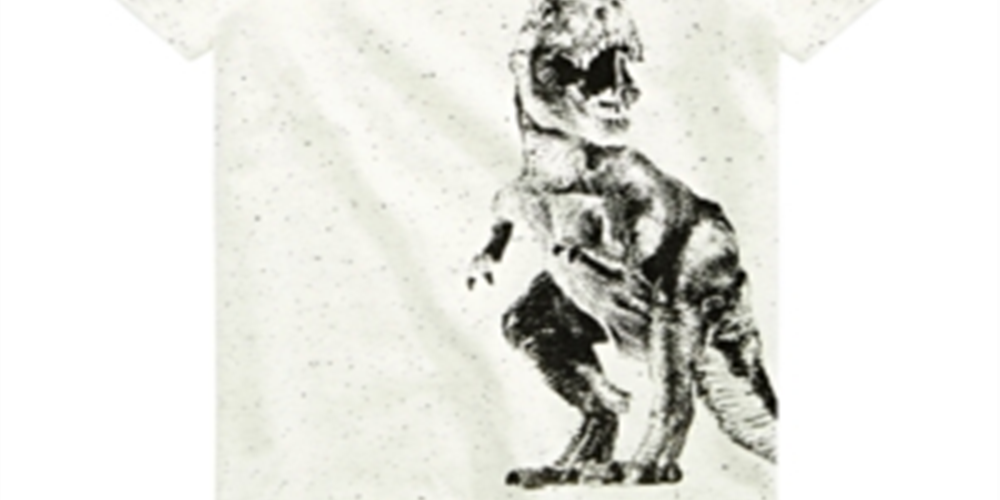 Epic Threads Little Boy's Big Dino T-Shirt Stone Size 6