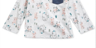 First Impressions Baby Boy's Forest Friends T-Shirt Gray Size 18MOS