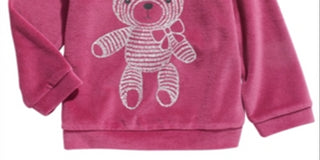 First Impressions Girl's Choose Little Princess Velour Top Purple Size 6-9MOS