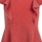 Epic Threads Toddler Girl's Metallic Knit Flutter Dress Red Size 3T