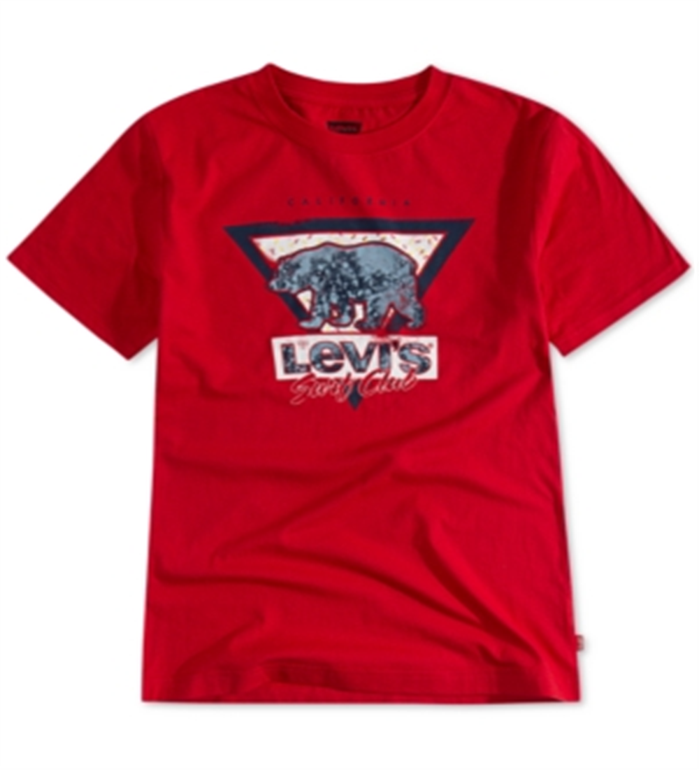 Levi's Little Boy's Surf Club Print Cotton T-Shirt Red Size 5