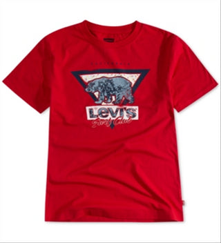 Levi's Little Boy's Surf Club Print Cotton T-Shirt Red Size 5