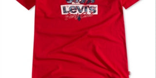 Levi's Little Boy's Surf Club Print Cotton T-Shirt Red Size 5