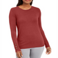 JM Collection Women's Button Cuff Crewneck Sweater Red Size X-Large