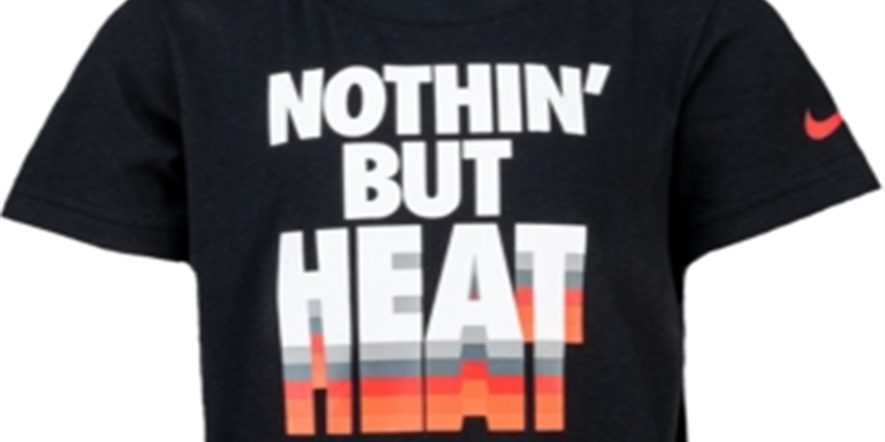 Nike Boy's Nothing but Heat T-Shirt Black Size 4