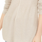 Style & Co Women's Mixed Stitch Tunic Sweater Beige Size PP