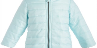 First Impressions Baby Boy's Fur Lined Hooded Bear Puffer Jacket Blue Size 6-9MOS