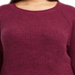 Style & Co Women's Plus Cuffed Ribbed Pullover Sweater Purple Size 1X