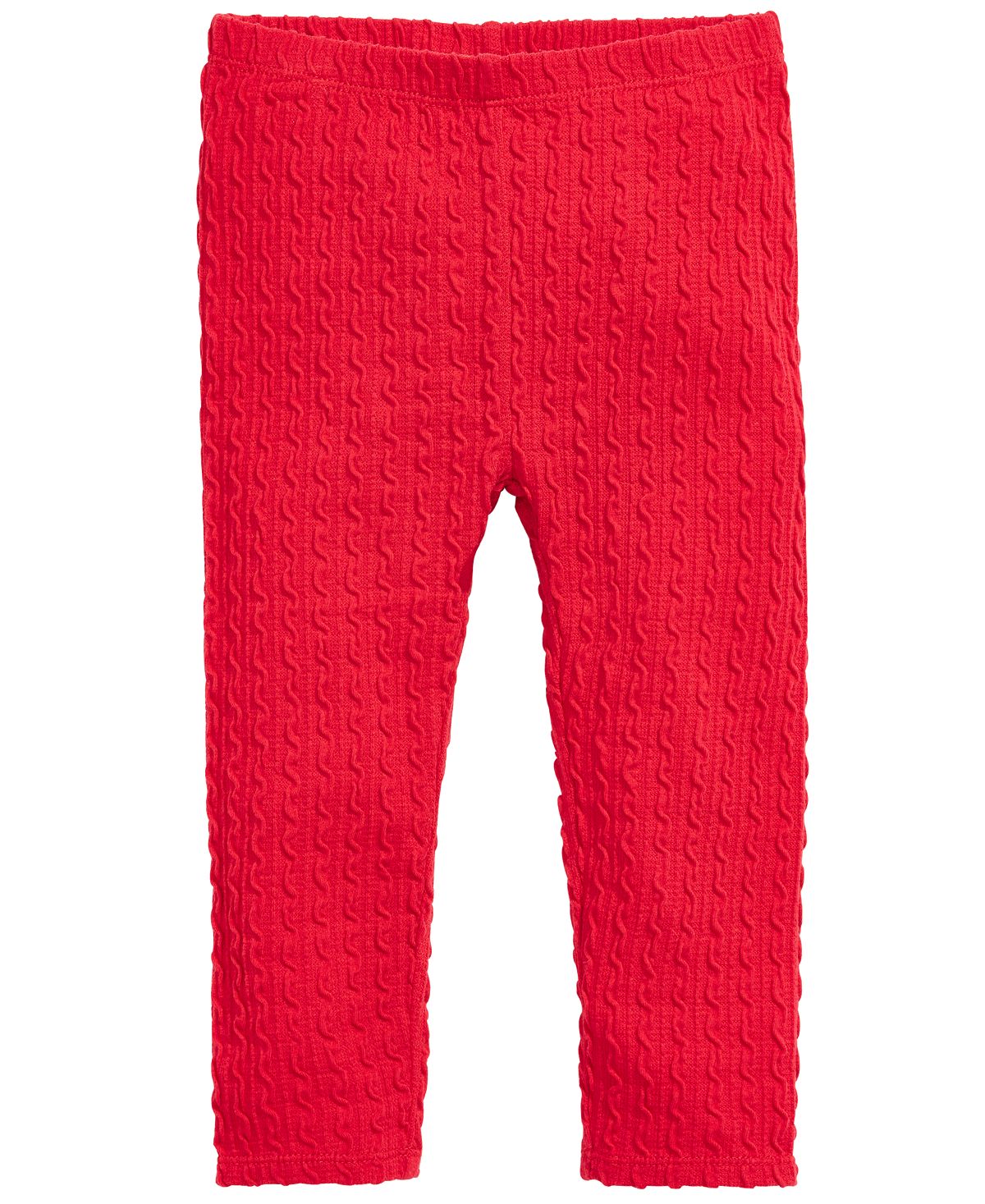 First Impressions Baby Girls Textured Leggings Red Size 6-9 Months