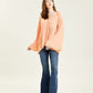 Free People Women's Blouses Sun Blush Eyelet Sea of Love Bell Sleeve Top Blush Size Large