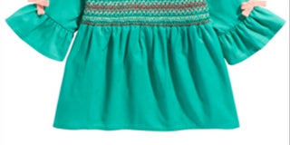 First Impressions Baby Girl's Smocked Top Green Size 18MOS