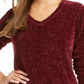 Karen Scott Women's Long Sleeve Sweater Red Size Petite X-Large