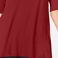 Alfani Women's V Neck Swing Tunic Red Size Medium