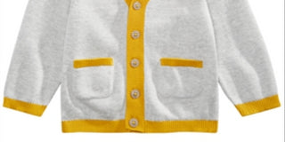 First Impressions Baby Boy's Smiley Face Cardigan Gray Size 18MOS