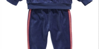 First Impressions Baby Girl's 2 Pc Hello Cutie Sweatshirt & Jogger Pants Set Blue Size 18MOS