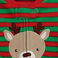 Carter's Baby Boy's Stripe Footed Fleece Reindeer Coverall Green Size 6 Months