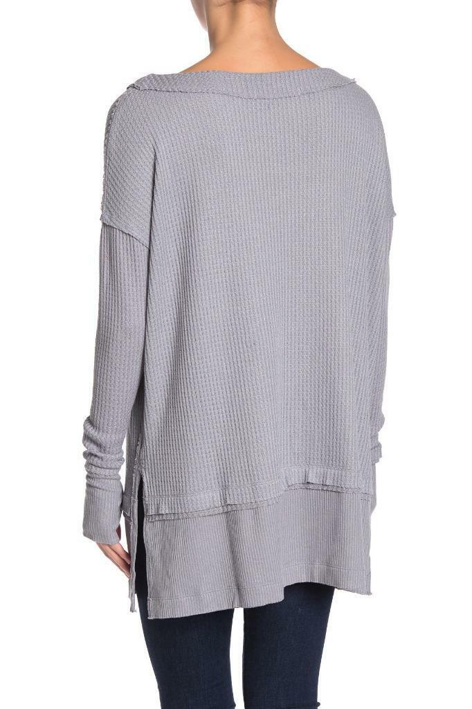 Free People Women's North Shore Thermal Gray Size X-Small