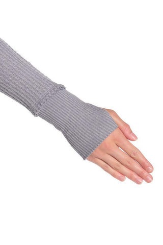 Free People Women's North Shore Thermal Gray Size X-Small