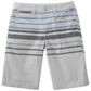 Univibe Big Boy's Sector Regular Fit Checker Stripe Shorts Gray Size 14