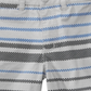Univibe Big Boy's Sector Regular Fit Checker Stripe Shorts Gray Size 14