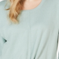 Style & Co Women's Tie Front Sweater Green Size Small