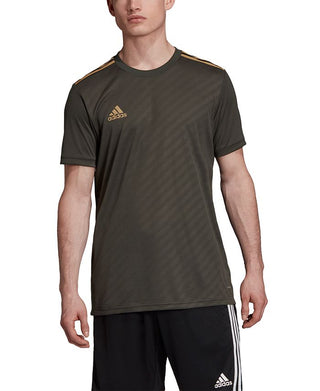 Adidas Men's Fitness Jacquard Jersey Green Size XXLRG