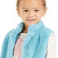 Epic Threads Toddler Girl's Faux Fur Vest Blue Size 2T