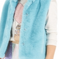 Epic Threads Toddler Girl's Faux Fur Vest Blue Size 2T