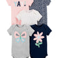 Carter's Baby Girl's 5 Pack Printed Bodysuits Gray Size 12 Months