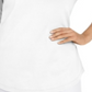Karen Scott Women's Cotton Lace up T-Shirt White Size Large